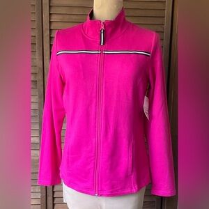Made For Life Pink Zip Up Jacket with Front Pockets